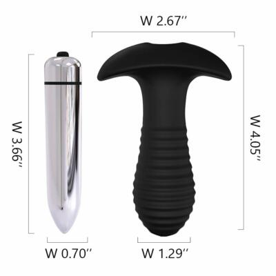 PREMIUM Vibrating Butt Plug Small Sexy Toy for Beginners Silicone Anal  Vibrator