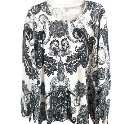 Avenue NWT Women's Floral Button Up Cardigan Sweater Size 22/24