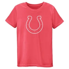 Indianapolis Colts Outerstuff NFL Girls Pink Neon Pink Performance T-Shirt