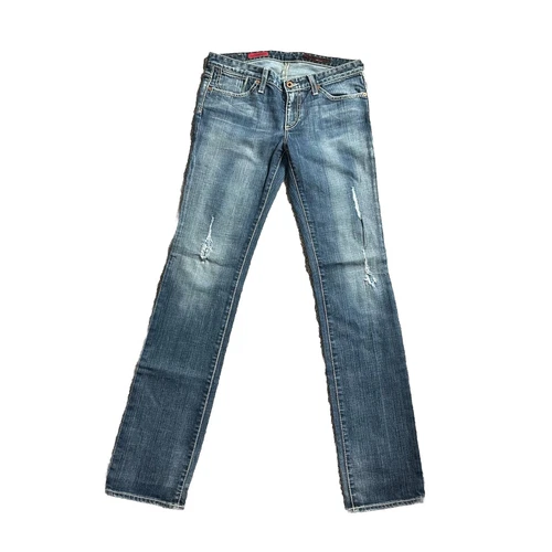AG Adriano Goldschmied Jeans Size 28R Blue Distressed The Casablanca Style