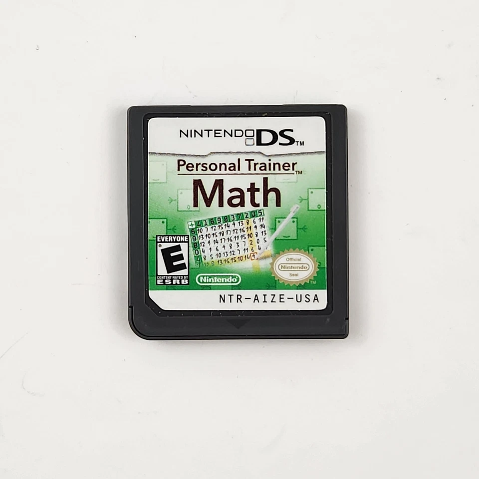 Personal Trainer Math Nintendo DS 2009 Authentic Official Seal USA No Case - Image 4 of 4