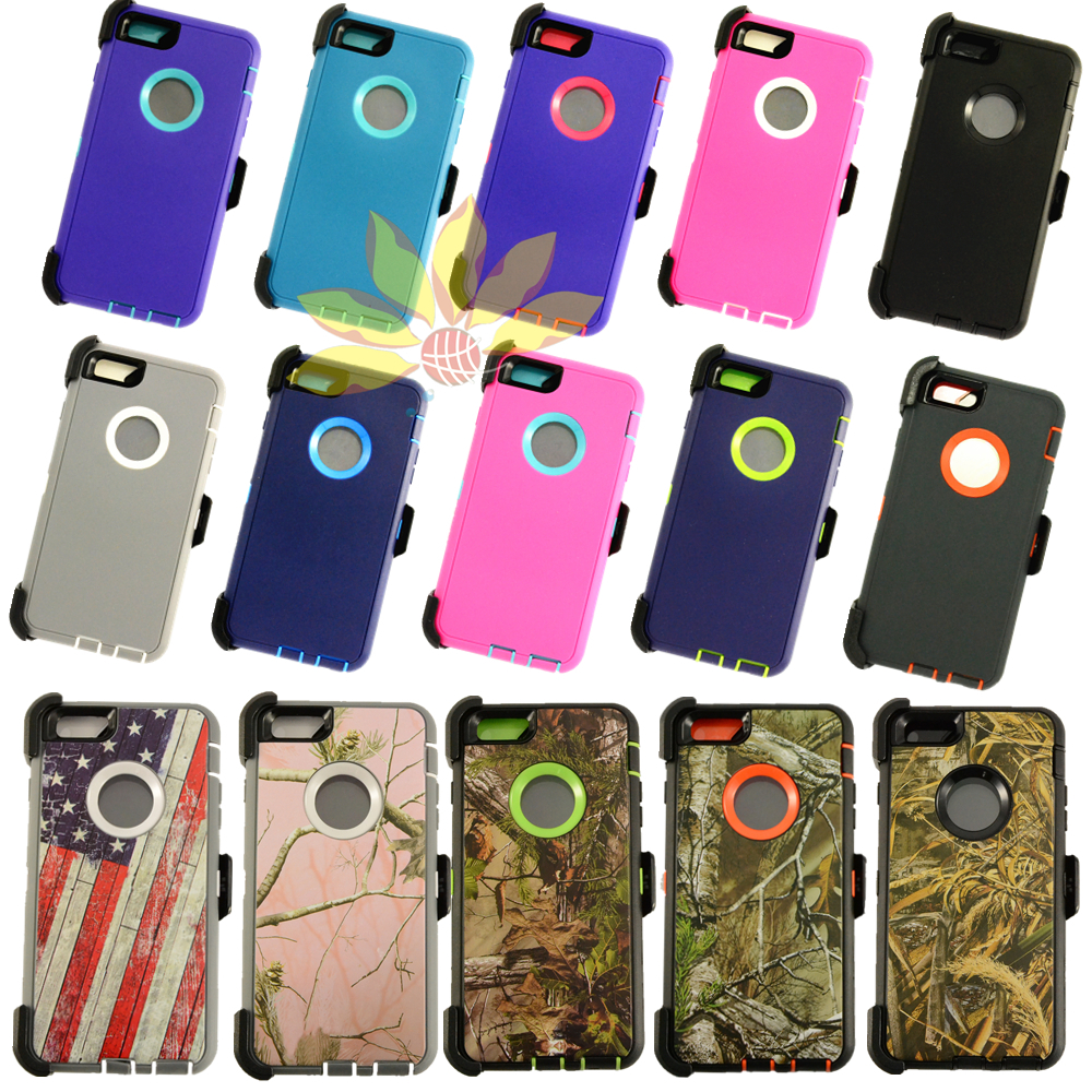For Apple iPhone 6S Plus Case Cover w/(Belt Clip fits Otterbox Defender)