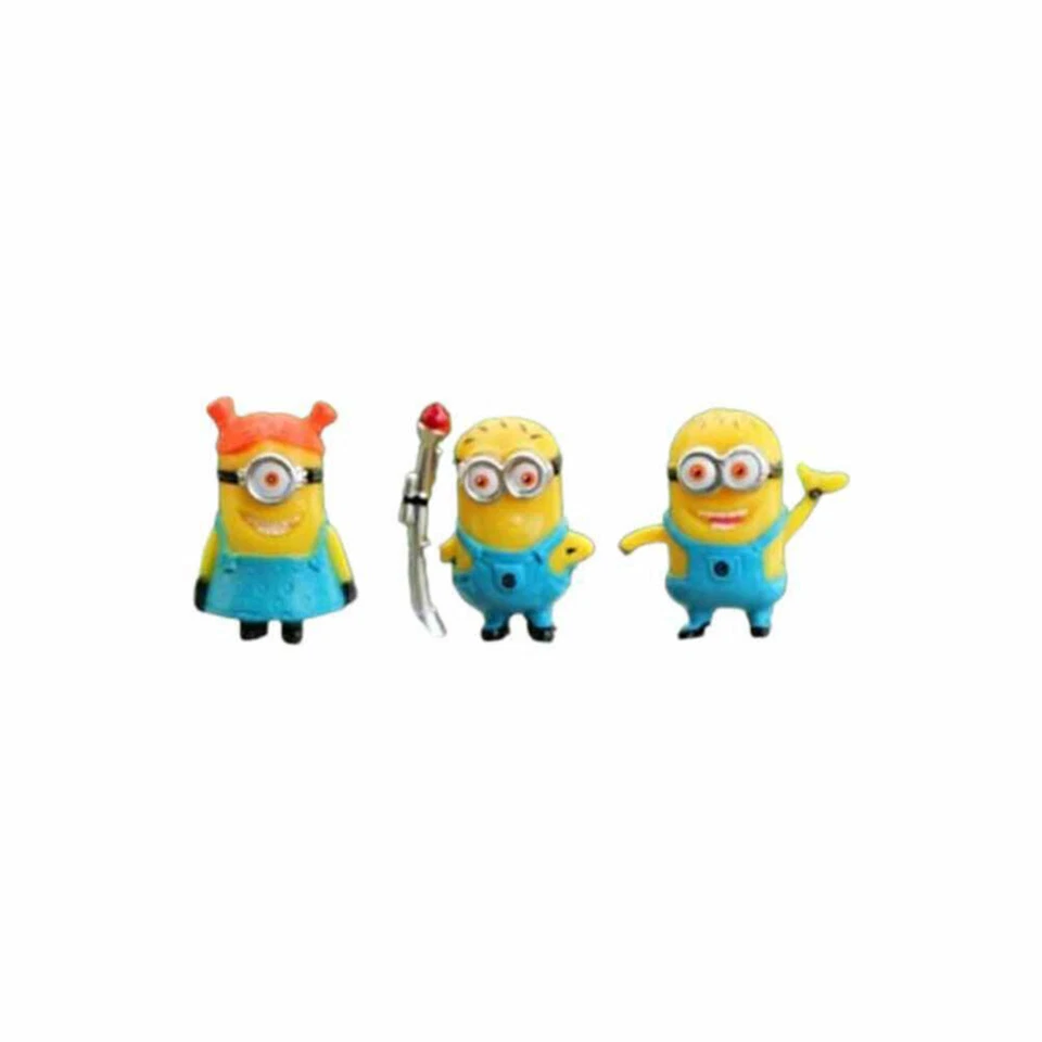 12/24/36pcs Mini Minions Despicable Me Figure Toy Micro Landscape Kids Toy Gifts - image 4 of 4