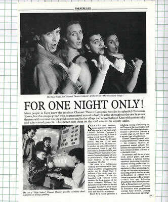 Ensa Troupe Channel Theatre Company Simon Cuckson Richard Laurence -1991 Cutting