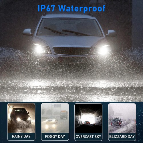 2pcs H7 LED Fog Light Bulbs 6000K Super Bright White 2400LM Driving Lights - Picture 3 of 7