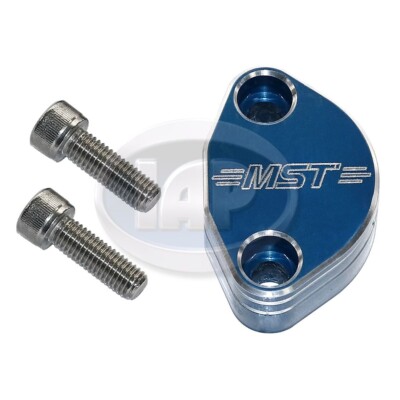 MST BILLET FUEL PUMP BLOCK OFF BLUE VOLKSWAGEN T1 BUG BEETLE T2 BUS T3
