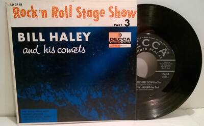 BILL HALEY AND HIS COMETS Rock 'n Roll Stage Show Pt.3 '56 Decca ED 2418 EP NICE