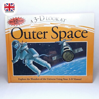 A 3-D Look At Outer Space Faulkner Wonders of Universe Viewer Astronomy Moon HC
