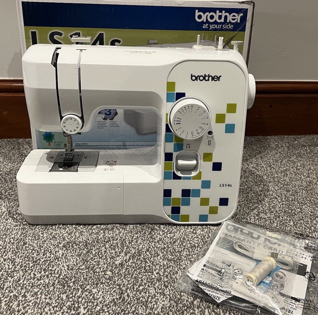 Brand New Brother LS14 Metal Chassis Sewing Machine White