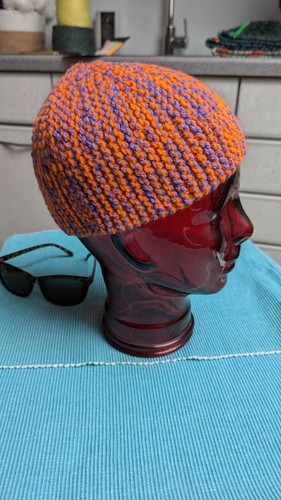 Beanie Mütze kurz.  Unikat  56-58 - Bild 3 von 6