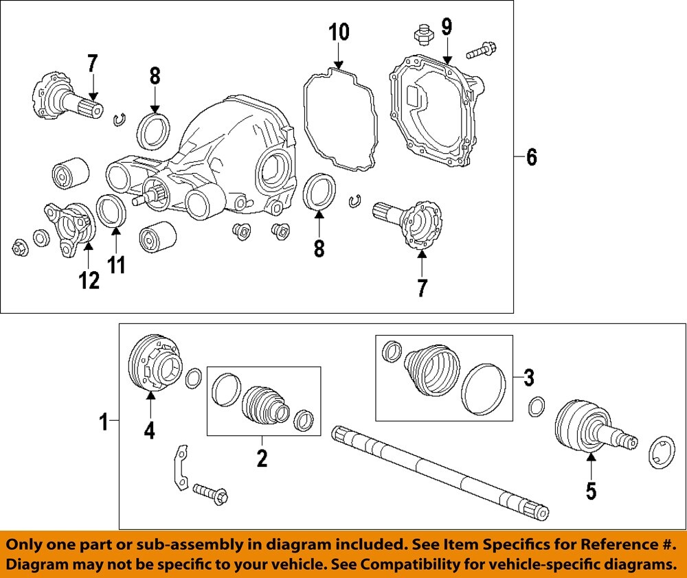 Rear Axle Seal New Rear Drive Axle Shaft Seal - Left Or Right For - Foto 4