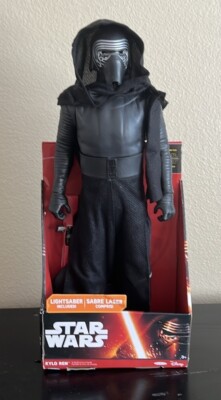 NIB Disney Star Wars The Force Awakens Kylo Ren 18in. Figure W/Lightsaber