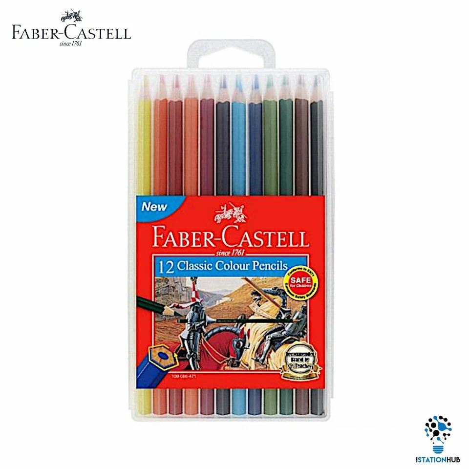 Faber Castell Classic Colour Pencils Set | Home Office School Student Stationery - Image 2 of 4