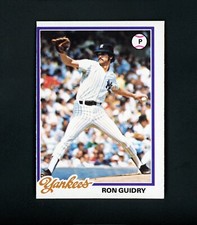 Ron Guidry 1978 Topps - NY Yankees #135 NM