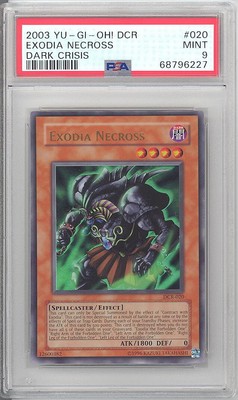 PSA 9 - Yu-Gi-Oh Card - DCR-020 - EXODIA NECROSS (ultra rare holo