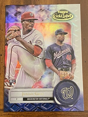 2022 Topps Gold Label Class 1 #80 Josiah Gray - Washington Nationals