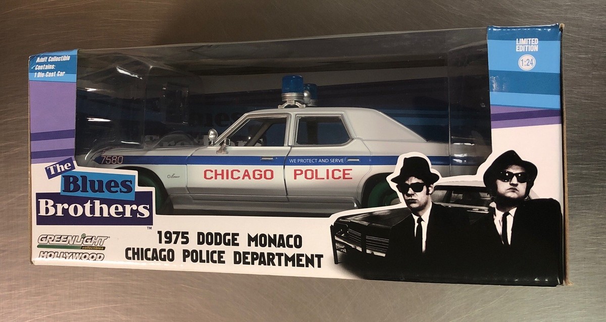 GREENLIGHT GREEN MACHINE THE BLUES BROTHERS '75 DODGE MONACO