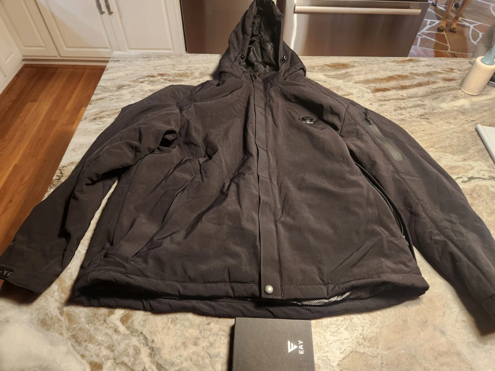 3XL Men’s EAY Heated Jacket w/ Rechargeable Battery Pack 7.4v -