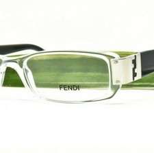 Fendi Eyeglasses Clear Black Authentic 49-16-130 671 000
