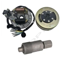 Stator Coil Magneto Rotor + Flywheel Puller 110cc 125cc Pit Bike SSR XR70 Apollo