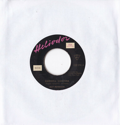 Ray Peterson -Corinna Corinna / Be My Girl- 7'' 45 Heliodor (453 096)