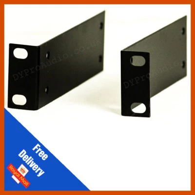1u Rack Mounting Bracket | Steel | Rack Ears | Sold in Pairs 2 x 19inch Racking - Image 1 of 2