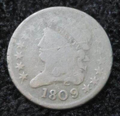 1809 Half Cent * Classic Head * Nice Eye Appeal * Clear Date * 3678