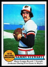 1979 Topps #206 Sammy Stewart