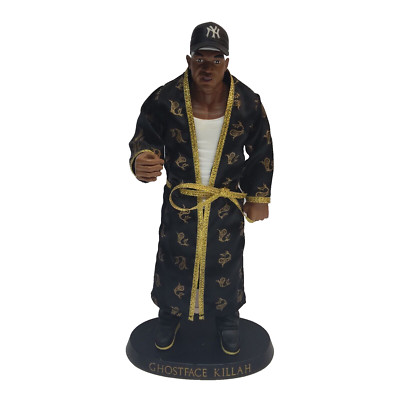 Ghostface Killah 4 Cast Action Figure Rare Black Gold Robe Ghostface Killah 4 Cast Action Figure Rare Black Gold Robe