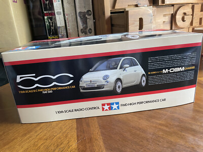 New In Box Tamiya 1/10 RC Fiat 500 FWD M03M Chassis 58427