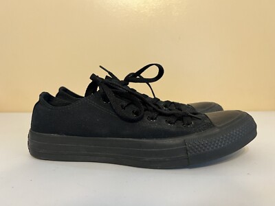 O89 Converse Chuck Taylor All Star Ox Low Top Black Mono