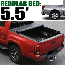 TLAPS For 2016-2024 Titan 5.5'/66" Bed Low Profile Roll Up Tonneau Cover v2+LED