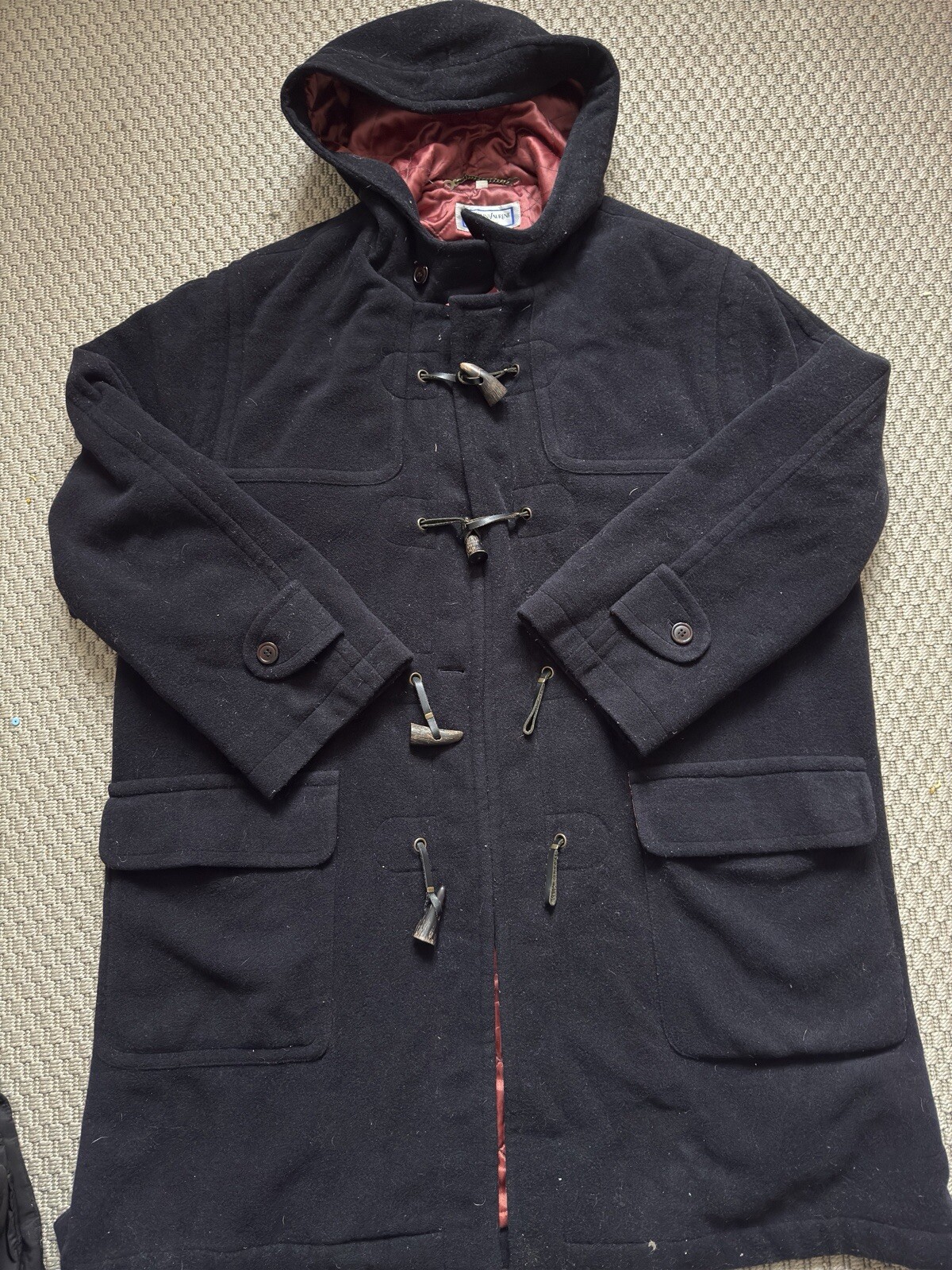 Yves Saint Laurent Cappotto Borsone Uomo Grande Navy