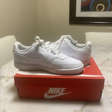Size 10 - Nike Court Vision Low Triple White 2019 - CD5463-100