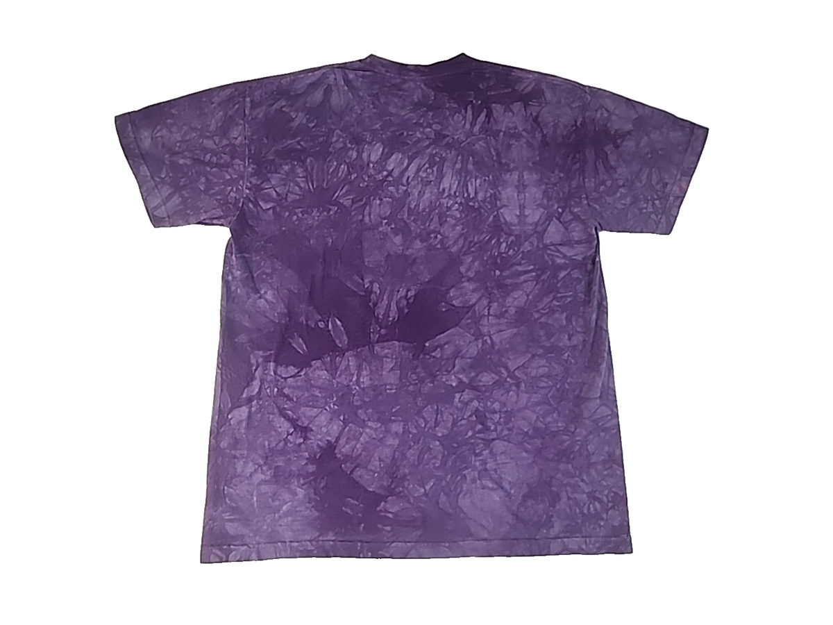 Vintage Y2K 2001 The Mountain Fairy Angel Pixie Purple Tie Dye T