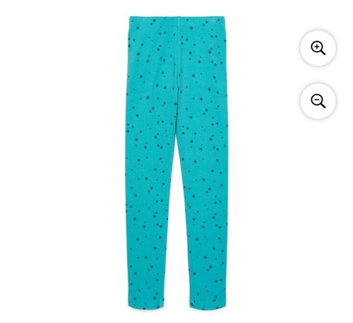 Wonder Nation Green Tiny Stars Girls Tough Cotton Extra Durable Leggings - Picture 10 of 24