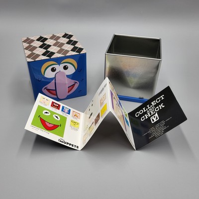 Muppets Gonzo Small Storage Container Cubeez Cube Hallmark Square Metal Tin 3''