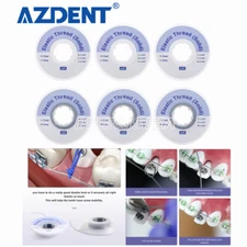 AZDENT Dental Orthodontic Elastic Thread Power Tubes Solid 0.020/0.025/0.030