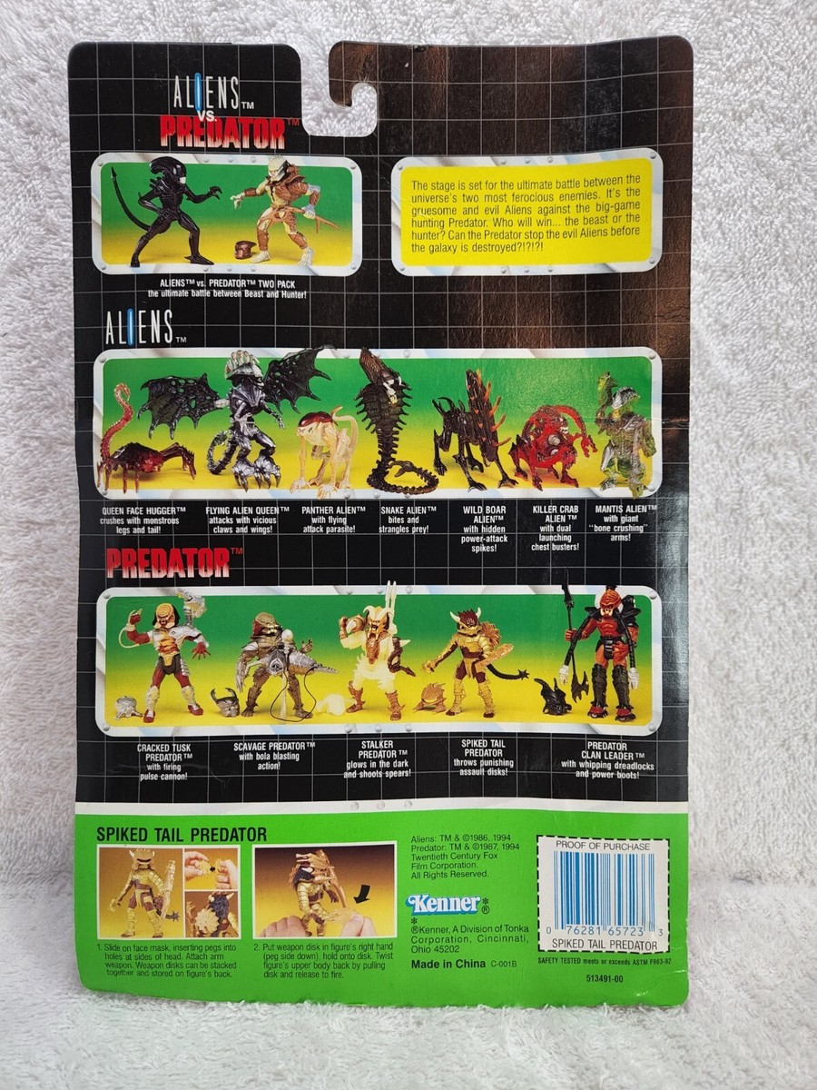 1994 The Ultimate Alien Hunter Predator Spiked Tail Predator