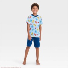 Boys' Pokemon 2pc Short Sleeve Pajama Set - Blue S SEE DEAL