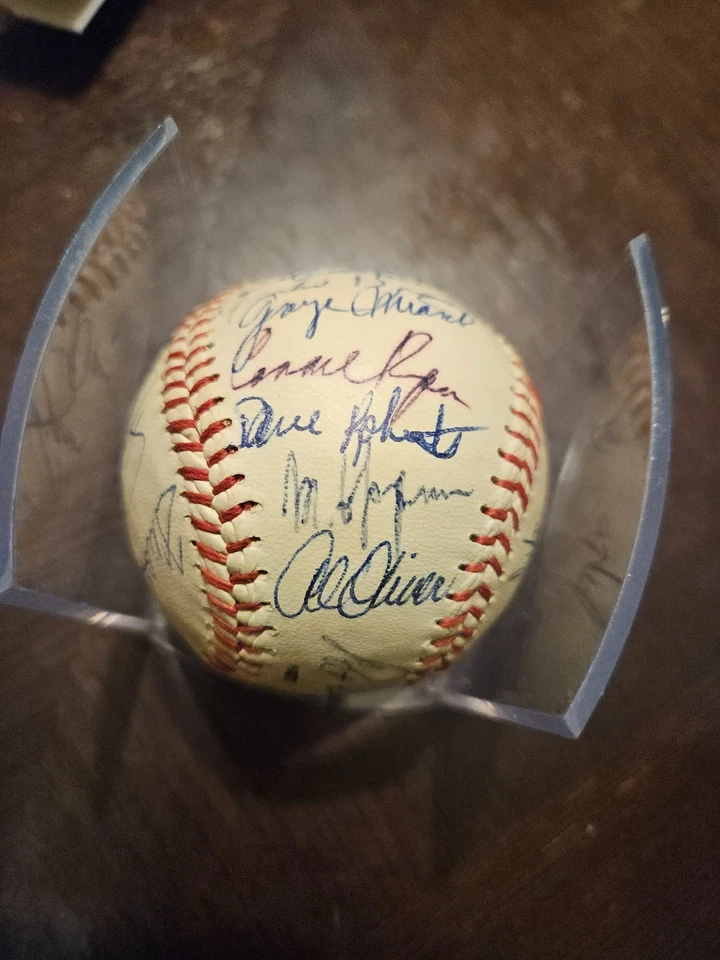 1979 TEXAS RANGERS TEAM SIGNED BASEBALL 23 AUTOS JENKINS CAMPANERIS JSA - Image 2 of 4