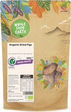 Wholefood Earth Organic Dried Figs – 250G | Raw | Sundried | GMO Free | Vegan |