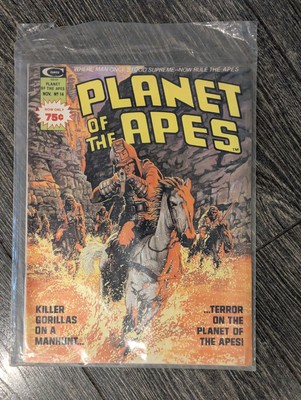 MARVEL MAGAZINE  PLANET OF THE APES.   TERROR ON  PLANET OF THE APES.  NOV #14