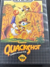 Quack Shot Sega Genesis Complete With Case And Manual Tested
