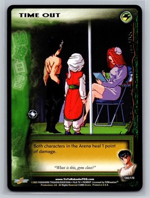 Time Out C82/176 Yu Yu Hakusho TCG Score 2003 Common Event Strategy Heal Card