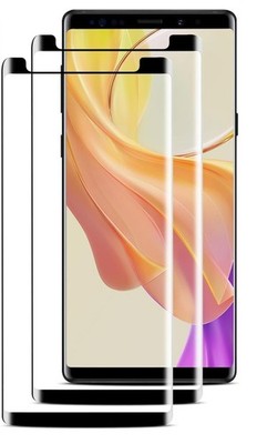 2-Pack Tempered Glass for Samsung Galaxy Note 9, 3D Curved, Scratch Resistant