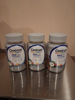 3 Pack Centrum Men Multigummies Multivitamin Multimineral Gummy - 38 GUMMIES