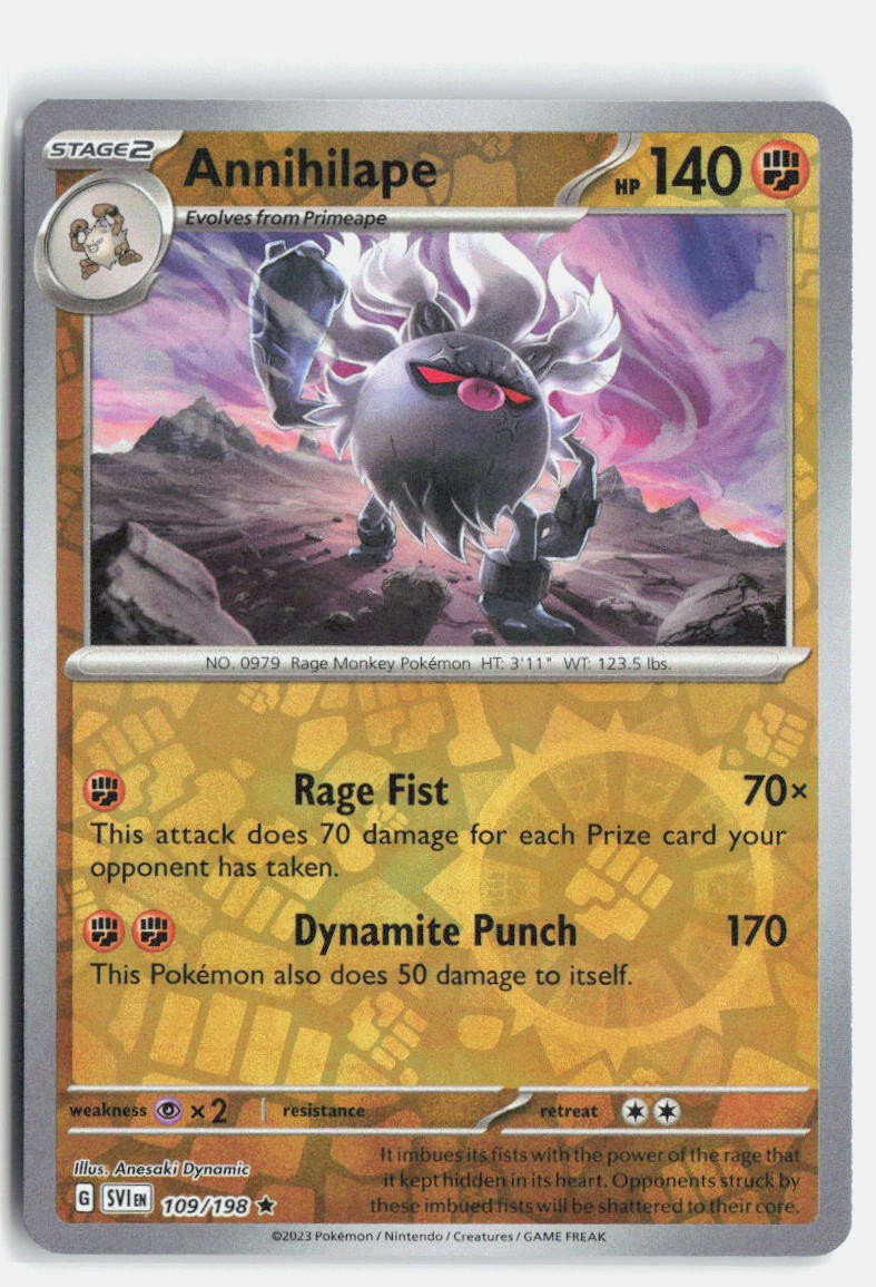 Annihilape 109/198 Deck Exclusives Promo Pokemon NM