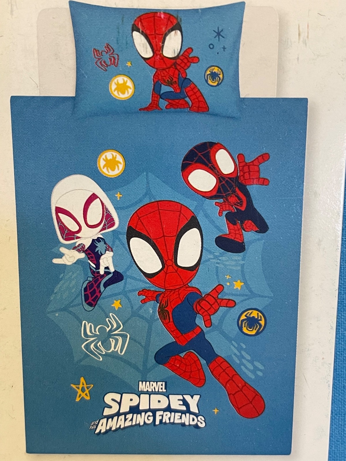 MARVEL Spidey Set Copripiumino Bambino Reversibile Amazing Friends Lettino 120x150 cm foto 5