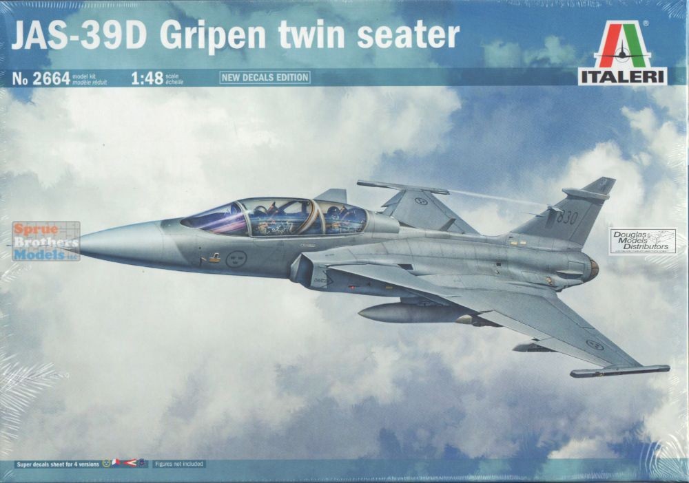 ITA2664 1:48 Italeri JAS-39D Gripen Twin Seater